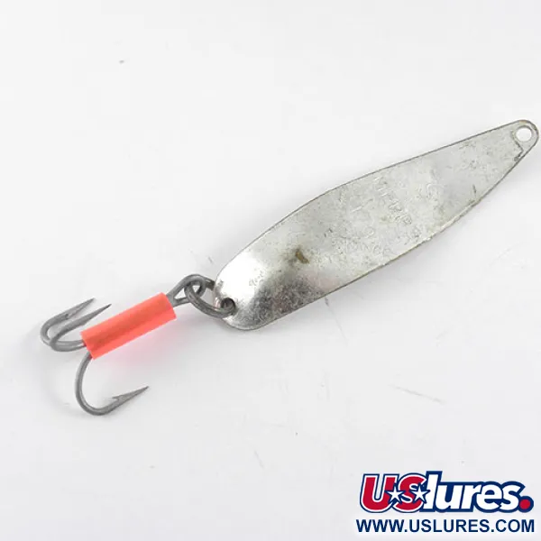 Mepps Syclops 2 Lepel, Nikkel / Rood, 17g, Golfgrafiek, #1108