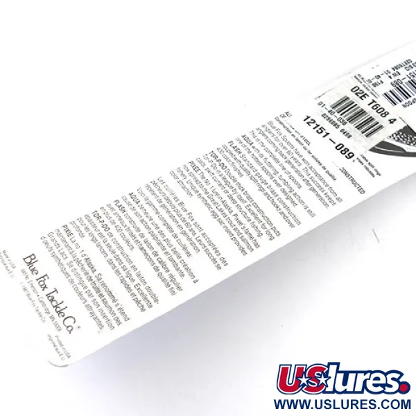 Blue Fox Pixee Lepel, Goud / Blauw, 24g, Eierzak-inzet, #1109