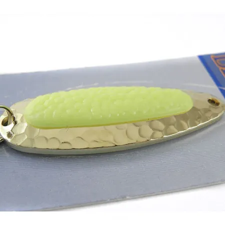 Blue Fox Pixee Lepel, Geel/24K Verguld, 7g, Egg-Sac, #1134