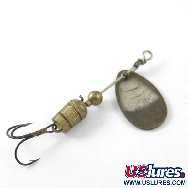 Mepps Aglia 1 Spinner, Messing, 3,5g, Vintage Aas, #1142