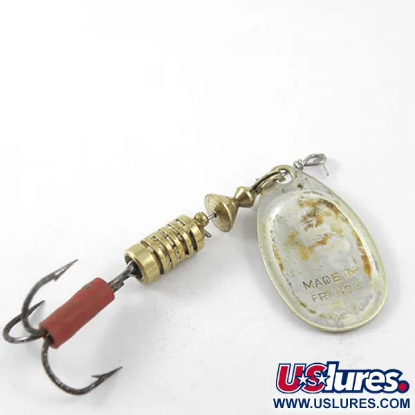 Mepps Aglia 3 Spinner, Messing, 7g, Frans Ontwerp, #1153