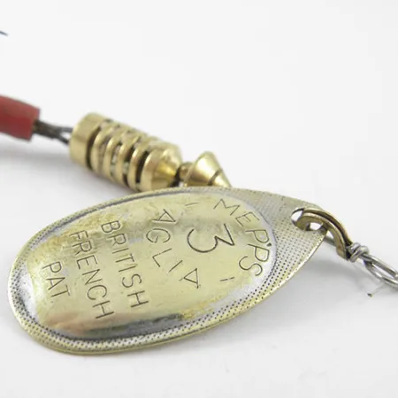 Mepps Aglia 3 Spinner, Messing, 7g, Frans Ontwerp, #1153