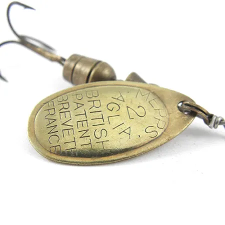 Mepps Aglia 2 Spinner, Messing, 4,5g, Vintage-Klassieker, #1154