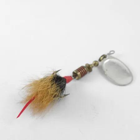 Mepps Aglia 2 dressed Spinner, Nikkel, 4,7g, Eekhoornhaar, #1155