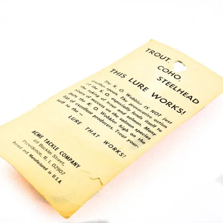 Acme K.O. Wobbler Lepel, Oranje, 14g, Sonic Flipper, #1159