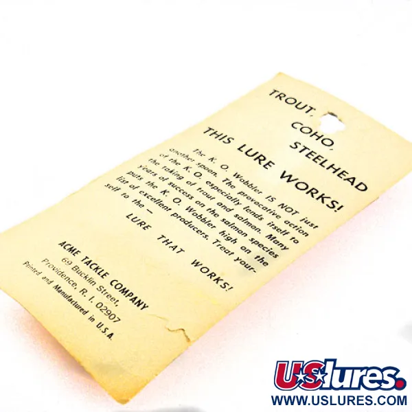 Acme K.O. Wobbler Lepel, Oranje, 14g, Sonic Flipper, #1159