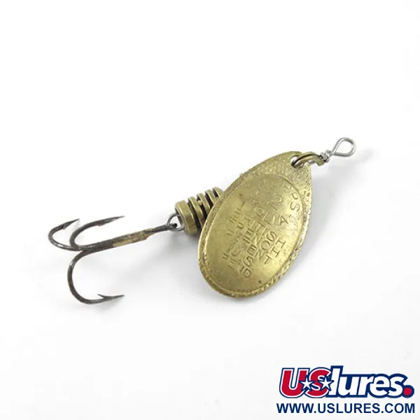 Mepps Aglia 2 Spinner, Messing, 4,5g, Originele dreg, #1162
