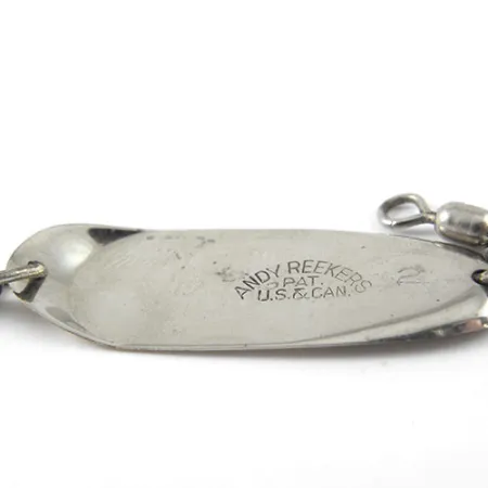 Andy Reekers 2 Lepel, Nikkel/Brons, 2,5g, Enkele Haak, #1164