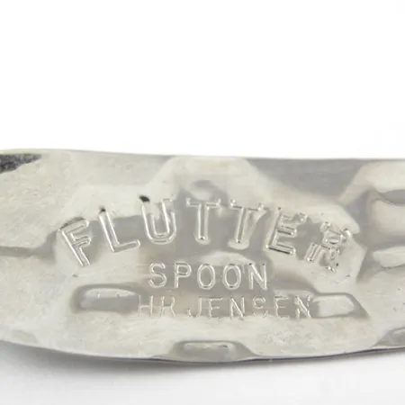 Luhr Jensen Flutter Spoon Lepel, Nickel / Yellow, 4g, Tinsel, #1166