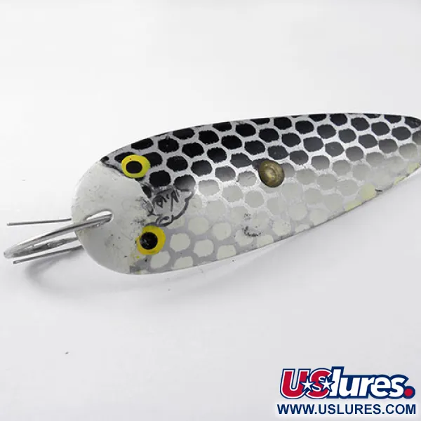 Eppinger Dardevle Trolldevle Lepel, Zwart/Wit/Nikkel, 40g, #1178