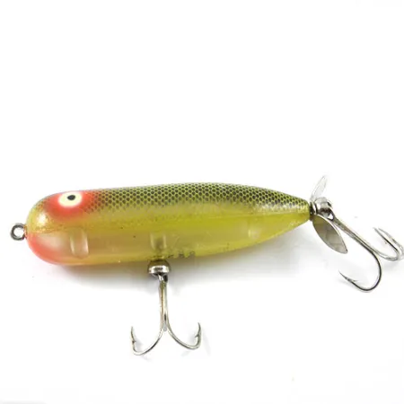 Heddon Magnum Torpedo Oppervlaktelure, Bruin, 17g, Propeller, #1182