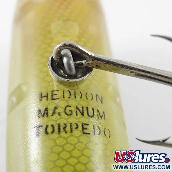 Heddon Magnum Torpedo Oppervlaktelure, Bruin, 17g, Propeller, #1182