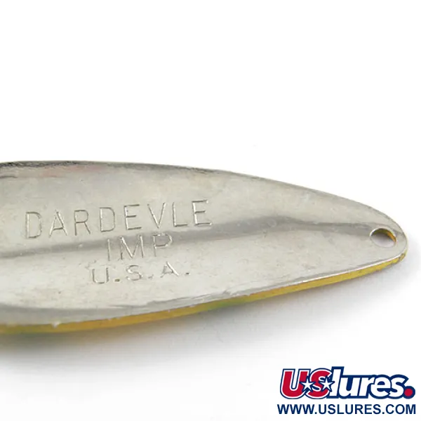 Eppinger Dardevle Imp Lepel, Oranje / Geel, 11g, Honingraat, #1183