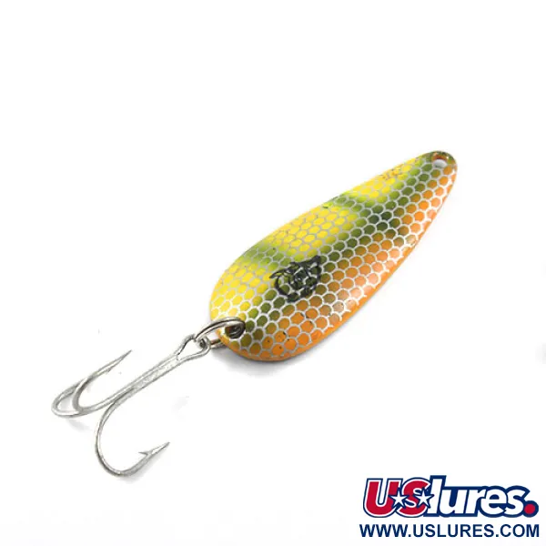 Eppinger Dardevle Imp Lepel, Oranje / Geel, 11g, Honingraat, #1183