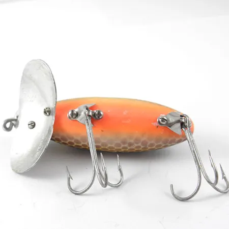 Fred Arbogast Jitterbug Oppervlakteplug, Tiger, 14g, Alu Lip, #1186