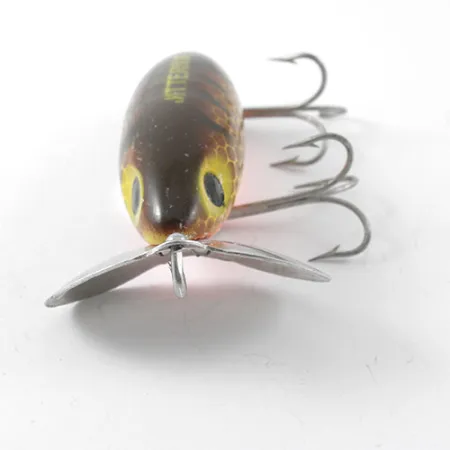 Fred Arbogast Jitterbug Oppervlakteplug, Tiger, 14g, Alu Lip, #1186