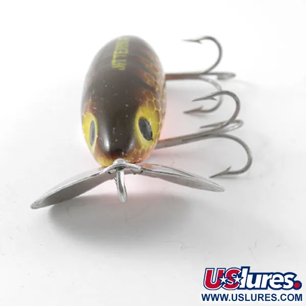 Fred Arbogast Jitterbug Oppervlakteplug, Tiger, 14g, Alu Lip, #1186