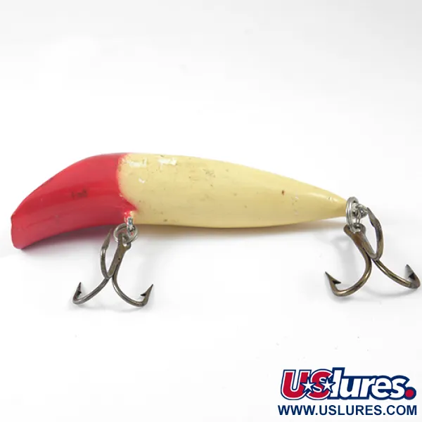 Canadian Wiggler Kunstaas, Rood / Wit, 28g, Holle Body, #1236