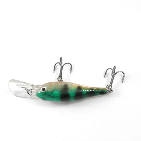 Rapala Glass Shad Rap Plug, Perch, 5,5g, Holografisch, #1250