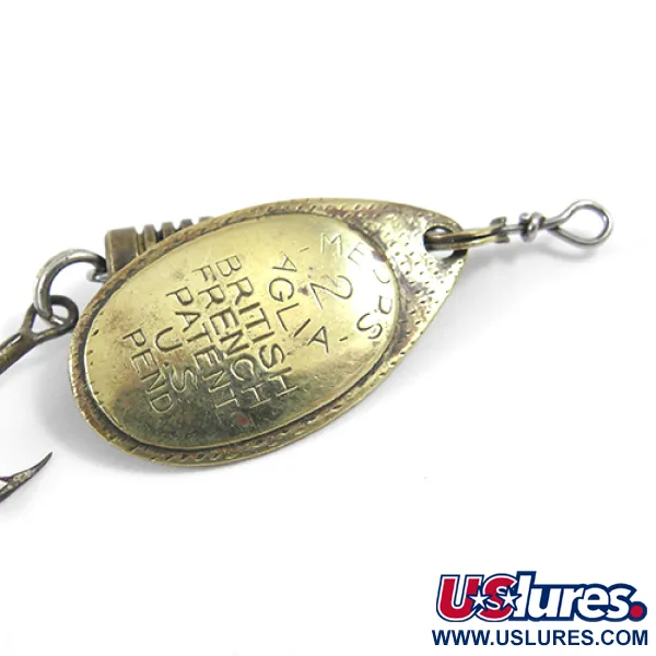 Mepps Aglia 2 Spinner, Messing, 4,5g, Vintage Klassieker, #1255