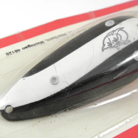 Eppinger Dardevlet Lepel, Black/White/Nickel, 21g, Wierloos, #1270