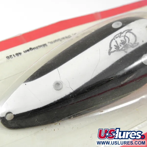 Eppinger Dardevlet Lepel, Black/White/Nickel, 21g, Wierloos, #1270