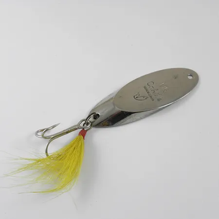 Weber Mr Champ Lepel, Nikkel/Gele staart, 35g, Verenstaart, #1278