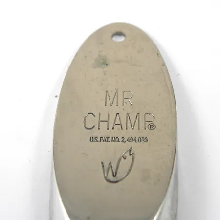 Weber Mr Champ Lepel, Nikkel/Gele staart, 35g, Verenstaart, #1278
