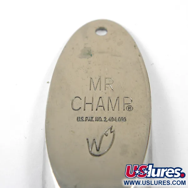 Weber Mr Champ Lepel, Nikkel/Gele staart, 35g, Verenstaart, #1278