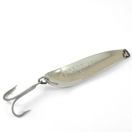 Luhr Jensen Krocodile Die #5 Lepel, Gehamerd Nikkel, 25g, #1281