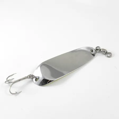 Andy Reekers Lepel, Geel/Rode stippen, 11g, Nikkel Finish, #1286