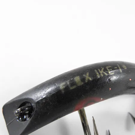 Lazy Ike 1318 Plug, Zwart / Rood, 3,5g, Bananenvorm, #1318