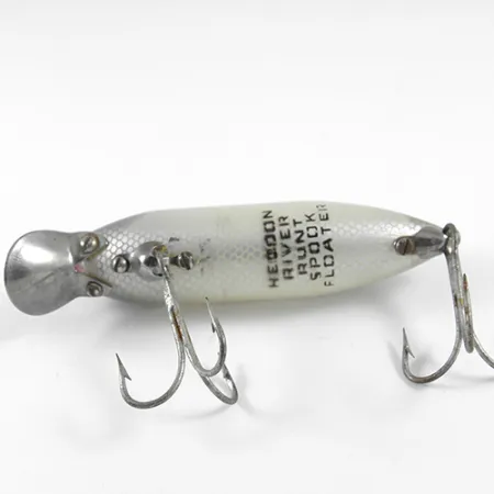 Heddon River Runt Plug, Zwart/Grijs, 12,5g, Drijvend, #1329