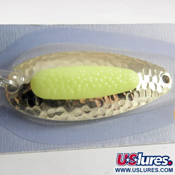 Blue Fox Pixee Lepel, Fluo Geel / Goud, 24g, 24K Verguld, #1332