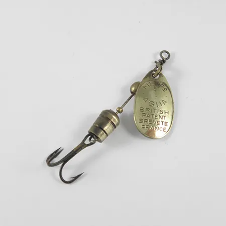 Mepps Aglia 1 Spinner, Messing, 3.5g, Klassiek Kunstaas, #1341