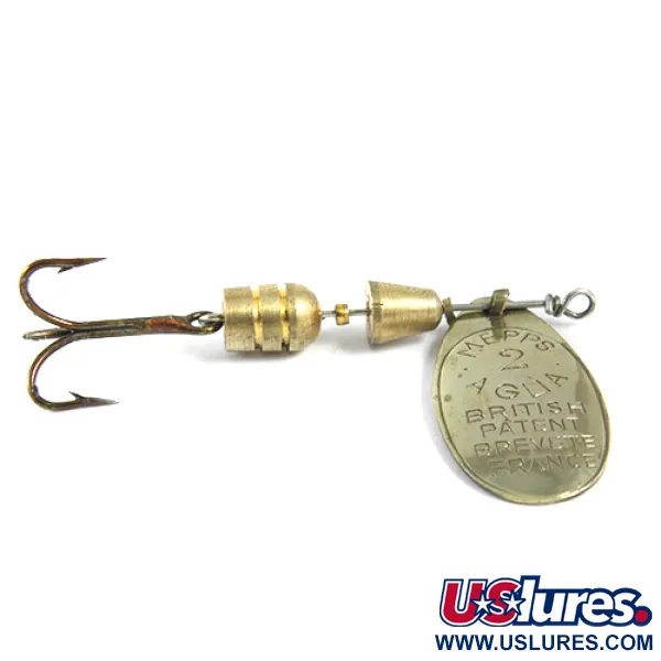 Mepps Aglia 2 Spinner, Messing, 4.5g, Klassiek Ontwerp, #1342