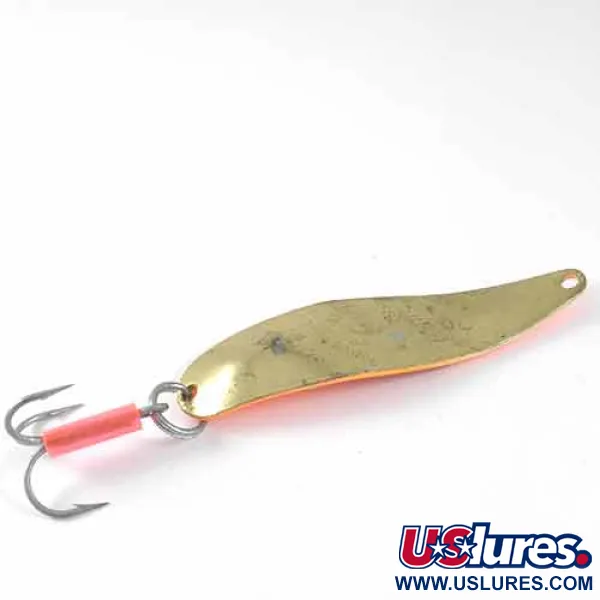 Mepps Syclops 2 Lepel, Oranje / Messing, 17g, Messing body, #1352