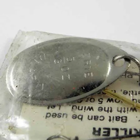 Erie Dearie Walleye Killer Spinner, Nikkel, 9g, USA Model, #1360