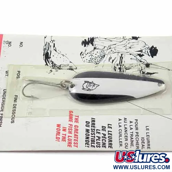 Eppinger Dardevle Imp Lepel, Zwart/Wit/Nikkel, 11g, #1363