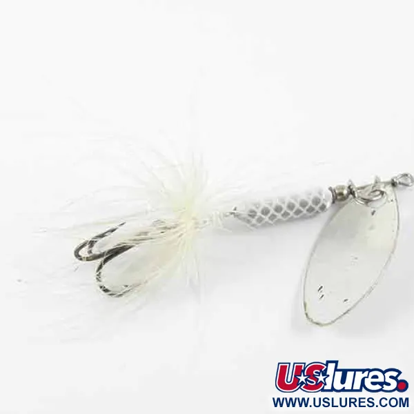 Worden’s Original Rooster Tail Spinner, Nikkel / Wit, 2,6g, #1382