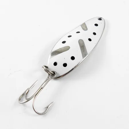 Little Cleo (Hula Girl) Lepel, Nikkel / Wit, 10g, Vintage, #1441