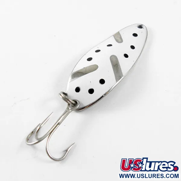 Little Cleo (Hula Girl) Lepel, Nikkel / Wit, 10g, Vintage, #1441