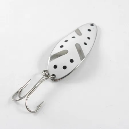 Little Cleo (Hula Girl) Lepel, Nikkel / Wit, 10g, Vintage, #1441