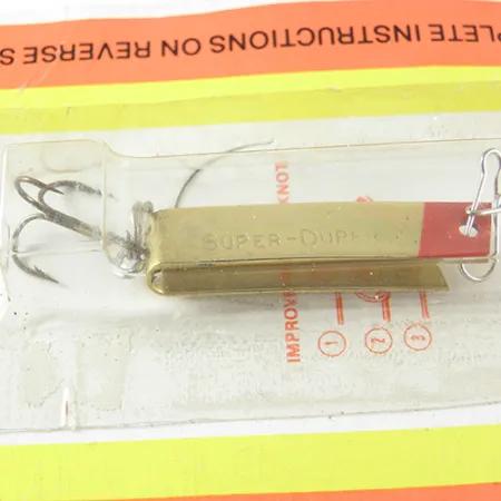 Luhr Jensen Super Duper 502 Lepel, Goud / Rood, 2,5g, U-vorm, #1457