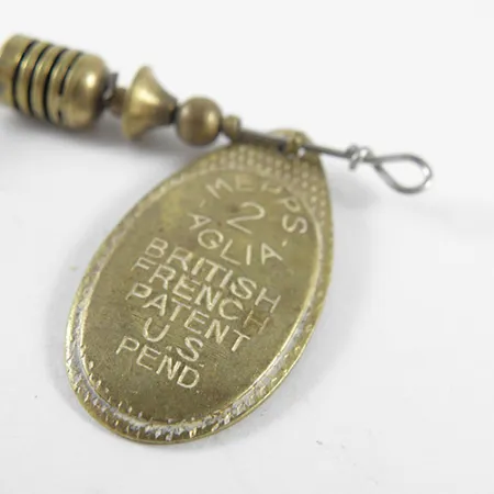 Mepps Aglia 2 Spinner, Messing, 4.5g, Vintage Klassieker, #1503