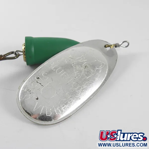Blue Fox Super Vibrax 6 Spinner, Nikkel / Groen, 18g, Messing Tandwiel, #1506