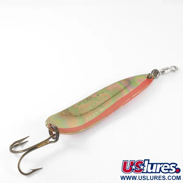 Luhr Jensen Krocodile Lepel, Rood/Zwart/Goud, 28g, Verwerper, #1508