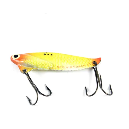 Heddon Sonar 433 Blade bait, Geel / Rood, 14g, 3 ogen, #1530