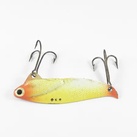 Heddon Sonar 433 Blade bait, Geel / Rood, 14g, 3 ogen, #1530