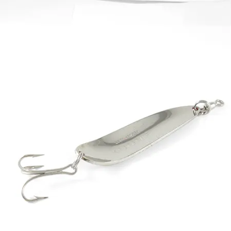 Luhr Jensen Krocodile Lepel, Nikkel/Oranje, 28g, Gehamerd, #1531